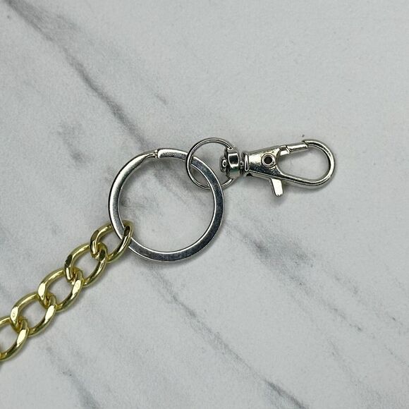 Rainbow Charm Gold and Silver Tone Chain Link Pants Chain - Picture 10 of 10